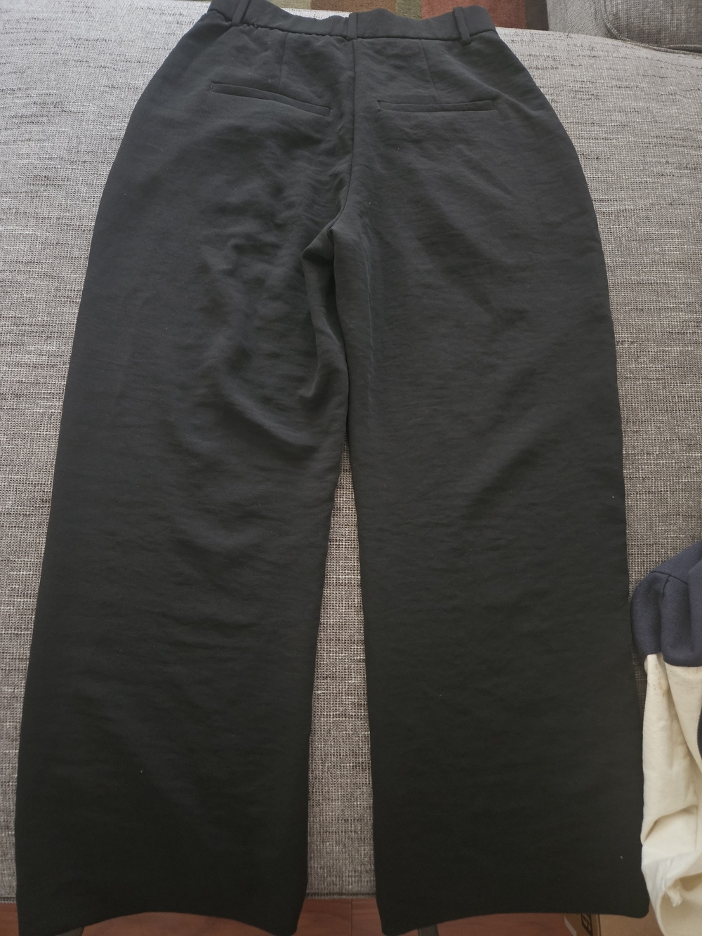 NWT A&F Curve Love Sloane Wide-Leg Trousers in Premium Crepe (Short) - Picture 3 of 4